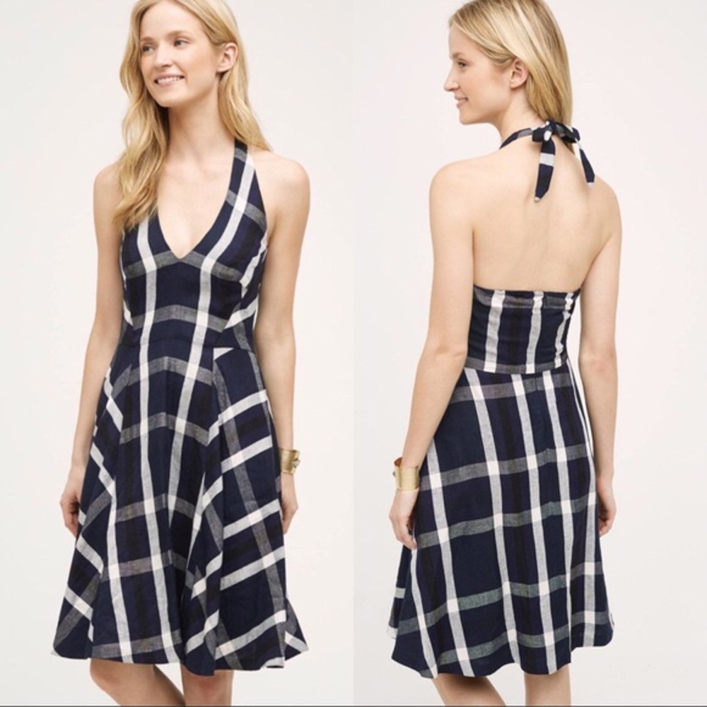 Anthropologie Eva Franco Halter Dress